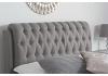 5ft King Size Valentine Grey fabric upholstered 4 drawer storage bed frame 4